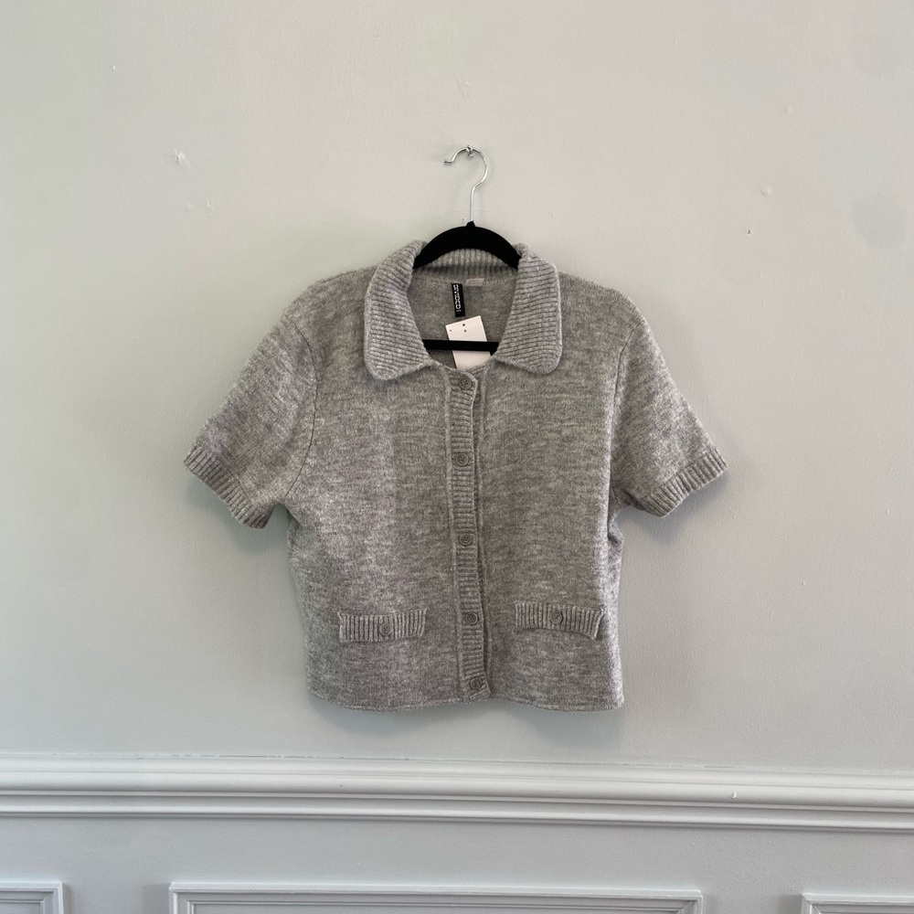 Soft Knitted Shortsleeved Sweater